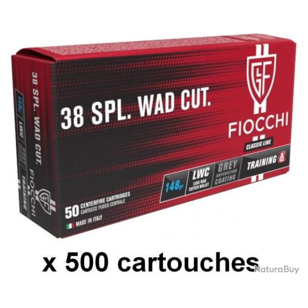 FIOCCHI cal.38 Sp�cial Wad Cutter /500
