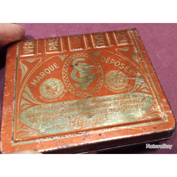 Petite boites de m�dicament Pastille du Docteur L.Guyot du d�but 1900!