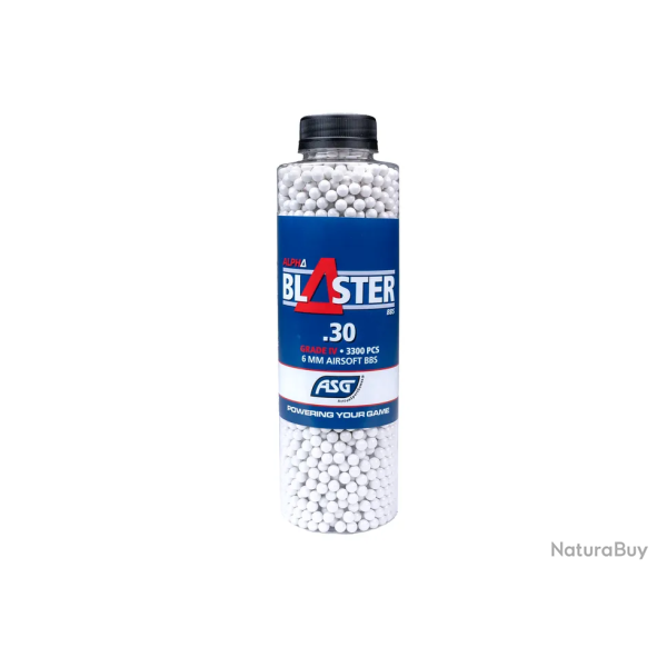 Billes Bio 0.30G Alpha Blaster En Bouteille De 3300