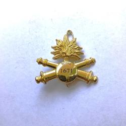 Coiffure - FR267410a  1&deg;R&eacute;giment d'Artillerie, Insigne de b&eacute;ret