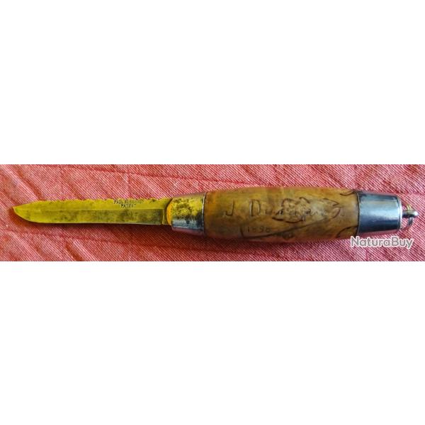 COUTEAU MORUTIER RARE ALLEMAND ! "PAUL BERGHAUS " 1896