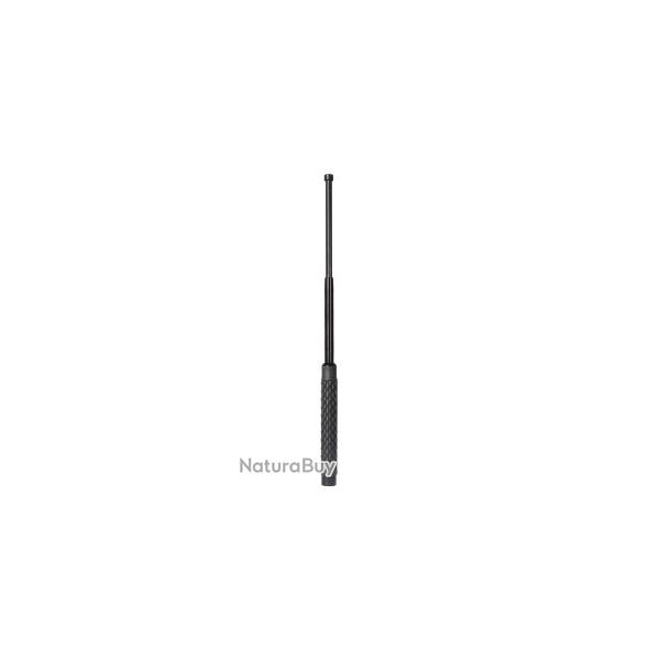 Matraque t�lescopique 21" acier tremp� avec �tui poign�e caoutchouc