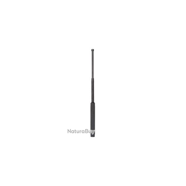 Matraque t�lescopique 21" acier tremp� avec �tui poign�e mousse