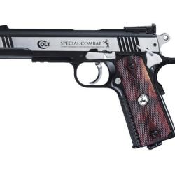 Pack r&eacute;plique pistolet Colt Special Combat Classic cal.4.5