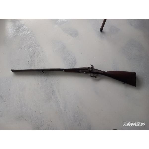Saint-Etienne fusil chasse juxtapos�s � broches cal 16
