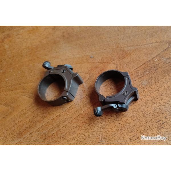 Colliers / montage amovible 30mm pour carabine SEMI AUTO SAUER 303
