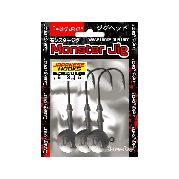 T�te Plomb�e Lucky John Monster Jig 5g Par 5 #2