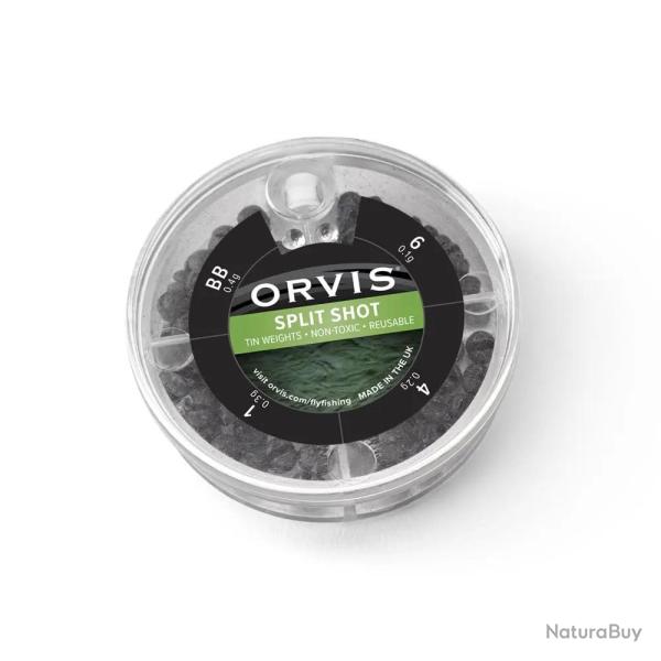 Plombs Fendus Orvis Split Shot Asst 6 Tailles
