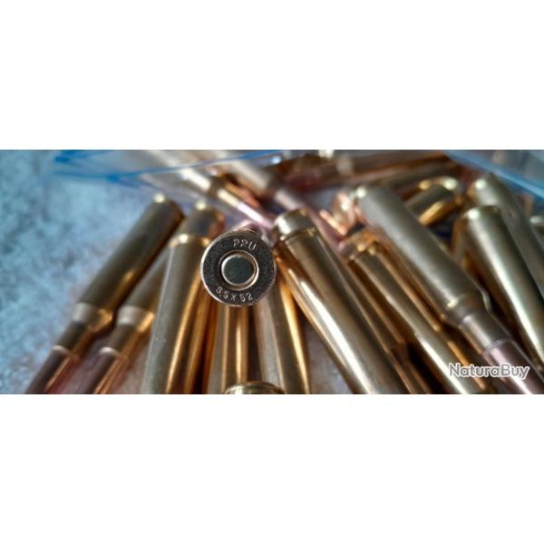 Munitions carcano, calibre 6.5x52 x 100 PPU PARTIZAN manufacture, non recharg�es.