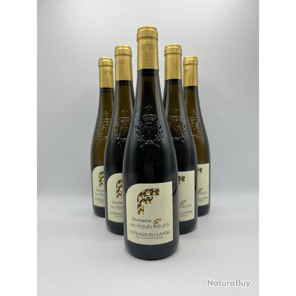 2024 Domaine des Hauts Fleuris Coteaux du Layon Vin Blanc Bio Moelleux - 6 Bouteilles