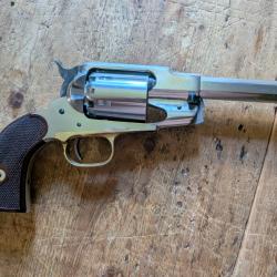 Revolver Pietta &agrave; poudre noire Remington 1858 Sheriff (canon 5.5 pouces)  INOX CUSTOM