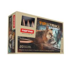 Munitions NORMA cal.243win tipstrike varmint 76gr 4.9g par 60