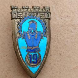INSIGNE 19 REGIMENT DE GENIE  FABRICATION OFSI PARIS  INDOCHINE ALGERIE