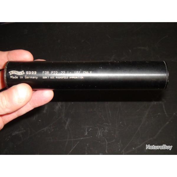 WALTHER - MODERATEUR DE SON SD22 Silencieux walter sd22 fdr p22 .22 lr