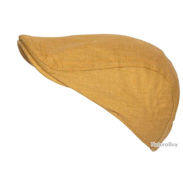 Casquette Plate Jaune Vintage Ajustable - B�ret Et� en Coton Look Homme Femme Taille unique Jaune
