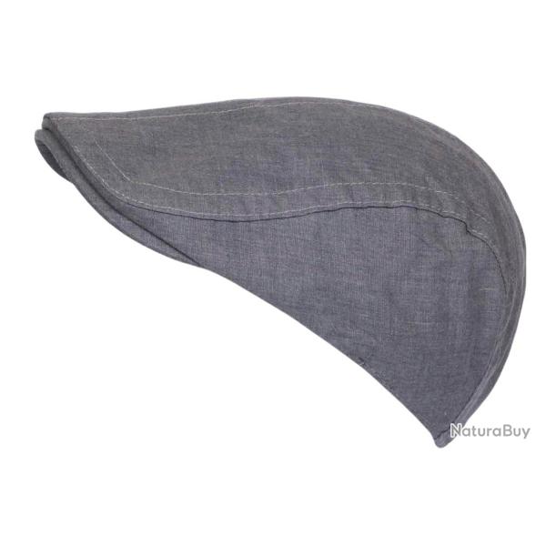 Casquette Plate Grise R�tro Ajustable - B�ret Et� en Coton Style Homme Femme Taille unique Gris