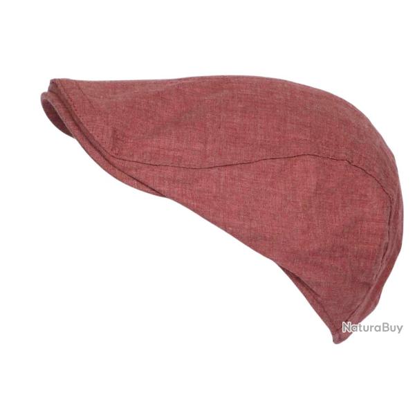Casquette Plate Rouge R�tro Ajustable - B�ret Et� en Coton Style Homme Femme Taille unique Rouge