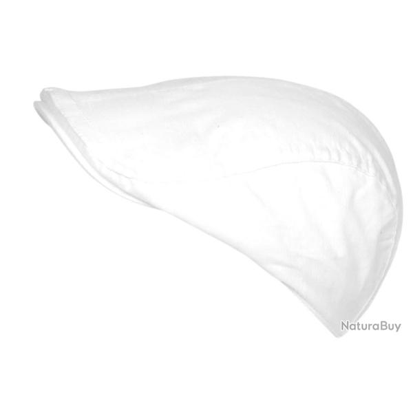 Casquette Plate Blanche Vintage Ajustable - B�ret Et� en Coton Look Homme Femme Taille unique Blanc