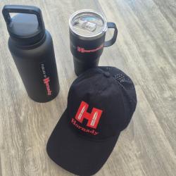 lot hornady gourde / mug / casquette