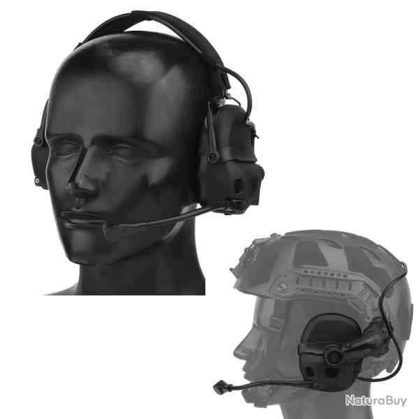 Casque Audio Actif pour Casque ou t�te Gen6 Delta Amory - Noir