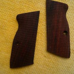plaquettes crosse bois pistolet tanfoglio