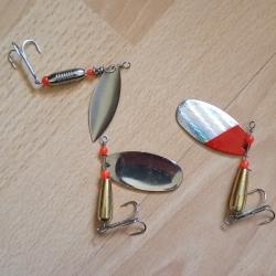 Lot de cuillers de p&ecirc;che