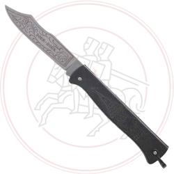 COUTEAU DOUK-DOUK BRONZAGE D'ARME 11 CM CARBONE