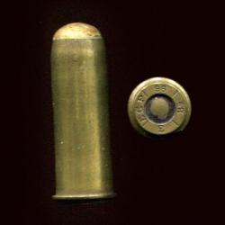 8 mm Mle 1892 - &agrave; blanc balle papier beige - marquage militaire ECP
