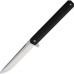 Couteau Pliant ABKT Tac Kambo Lame Acier D2 Satin Manche G10 Noir Linerlock AB1038B