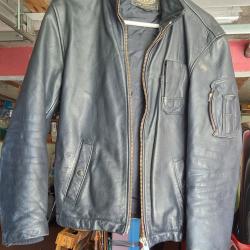 Blouson  de vol PN en cuir TYPE Arm&eacute;e de l,Air  A&eacute;ronautique Navale  ancien  tr&egrave;s bel &eacute;tat rare !!!