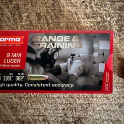Norma 9 mm FMJ 124 grs (x50)