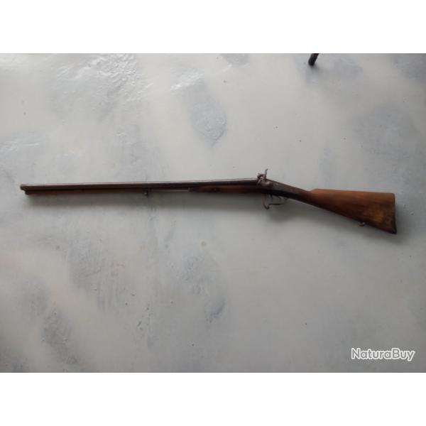 Saint-Etienne fusil chasse juxtapos�s � poudre noire