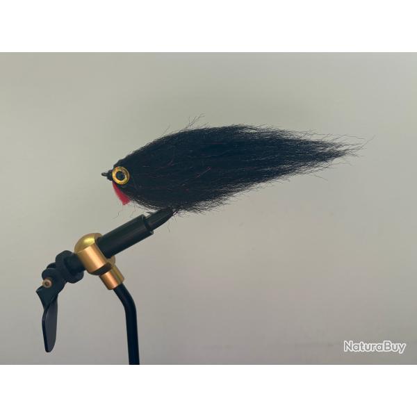 Mouche Brochet noire hame�on 4/0