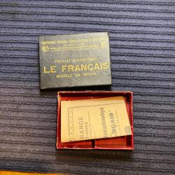 Bo&icirc;te d'origine et notice pistolet &laquo;&nbsp;le fran&ccedil;ais &raquo; 6,35