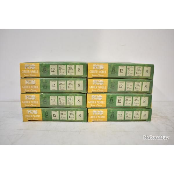 Lot De 80Cartouches  Fob Calibre 12/70 N�8 38GR BG