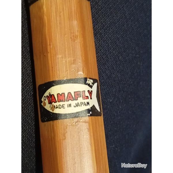 Canne � lancer , bambou refendu