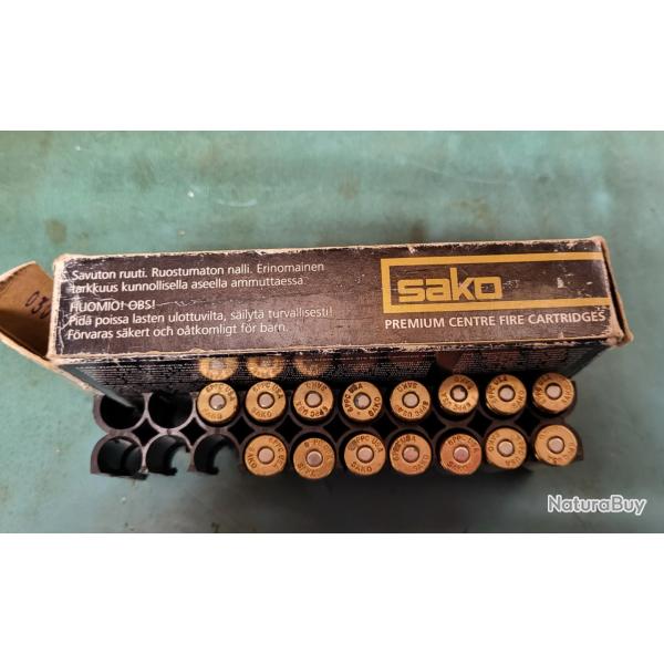 15 cartouches manufactur�es SAKO  calibre 6 ppc USA