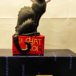 LE CHAT NOIR DE STEINLEN 21cm/MONTMARTRE