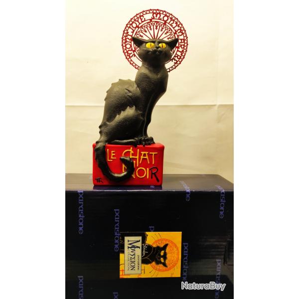 LE CHAT NOIR DE STEINLEN 21cm/MONTMARTRE