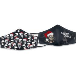 Masque Reversible Mod&egrave;le Squelette No&euml;l