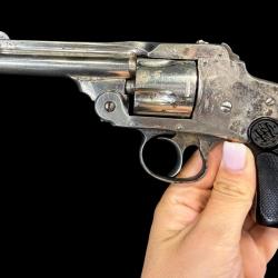 revolver tye SMITH & WESSON HAMMERLESS calibre 38sw fabrication euskaro