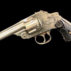revolver tye SMITH & WESSON HAMMERLESS calibre 38sw fabrication euskaro