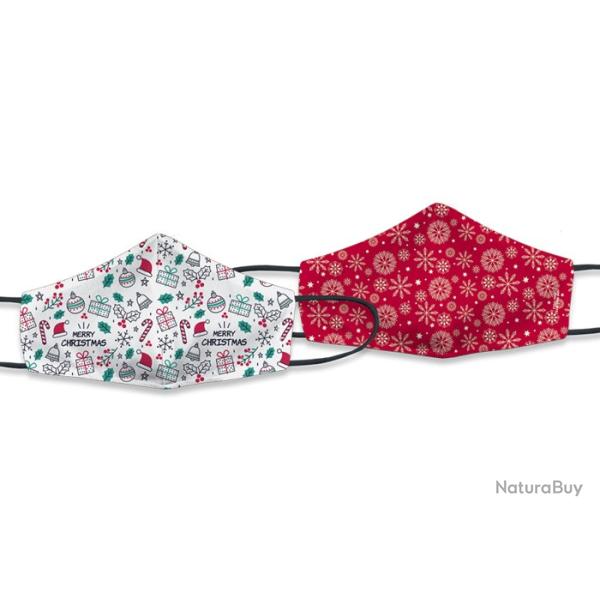 Masque Reversible Mod�le Esprit de No�l