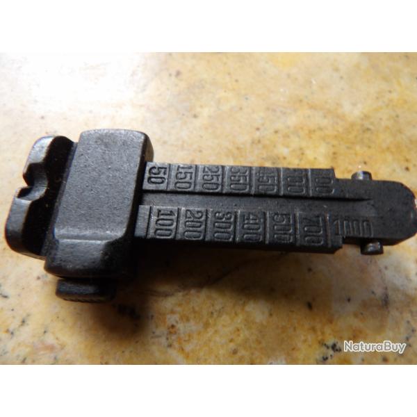 C96 hausse ressort 1000m pistolet  ww1 Prussien Prusse Allemand premi�re guerre Allemagne