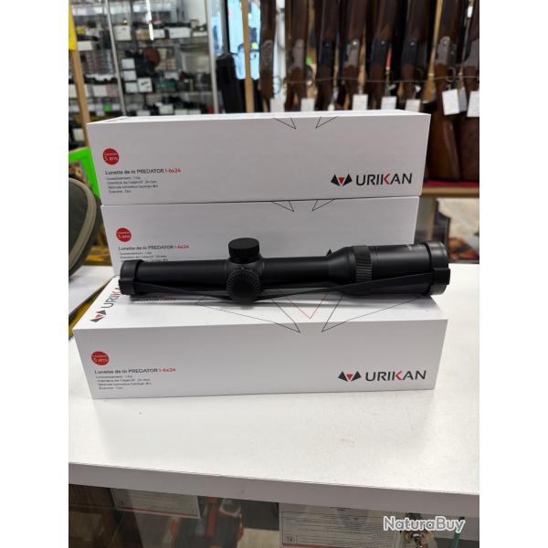 Lunette de tir URIKAN PREDATOR 1-6x24