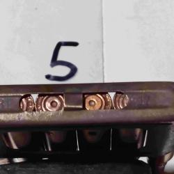 CLIP DE 6 CARTOUCHES 6,5 x 52 CARCANO neutralis&eacute; WW1