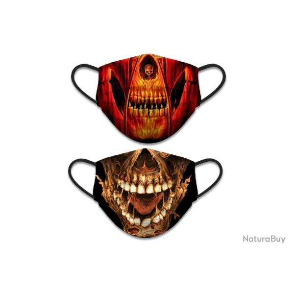 Masque Reversible Mod�le Squelette