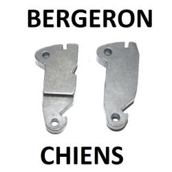 lot chien droit et gauche fusil superpos&eacute; BERGERON - VENDU PAR JEPERCUTE (D6A8)