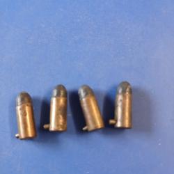 Lot de 4 cartouches a broche 5mm