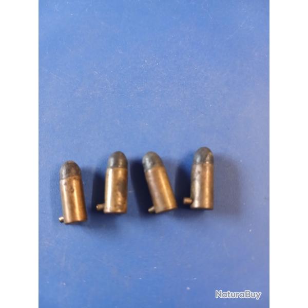 Lot de 4 cartouches a broche 5mm